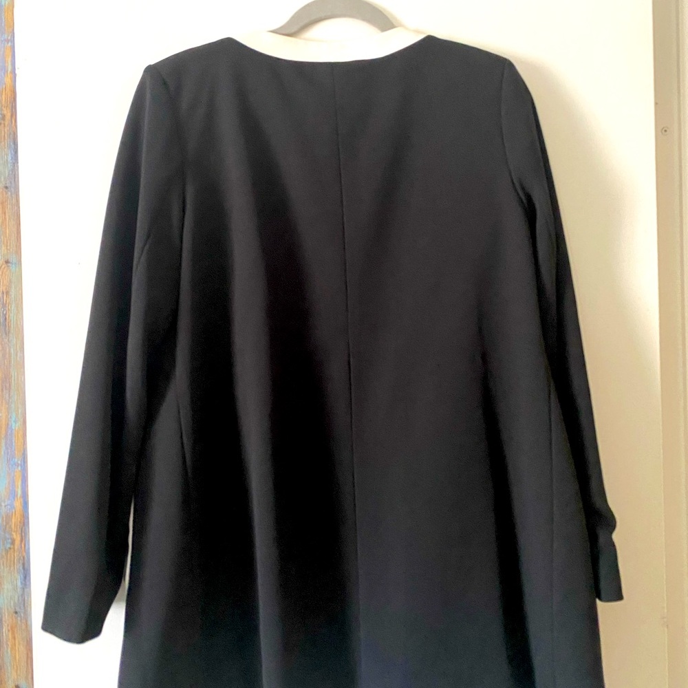 Two-piece dress and overcoat